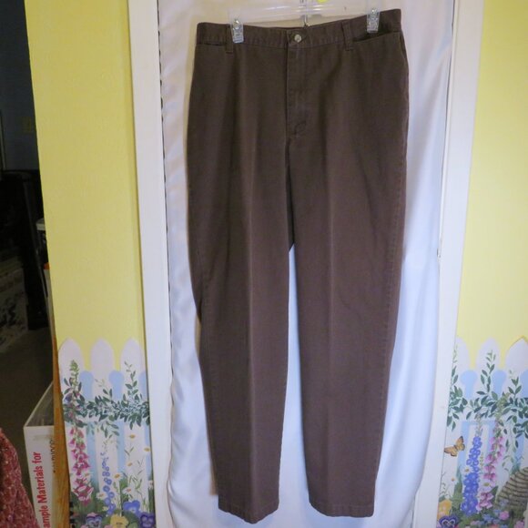 Vintage Lee Riders 99% cotton Stretch Chino Straight Leg Pants Size 14 L - Picture 1 of 10